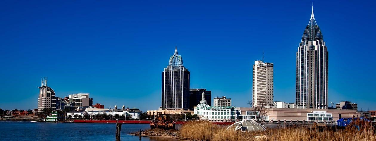 Mobile Bay skyline