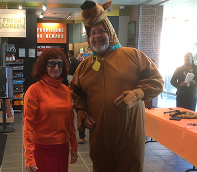 Velma and Scooby Doo Halloween Costume