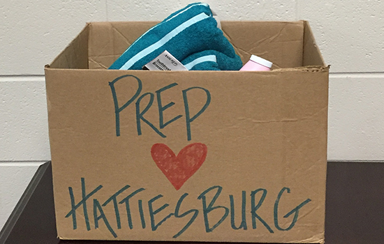 Freshmen Donate Items for Tornado Relief