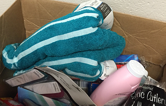 Freshmen Donate Items for Tornado Relief