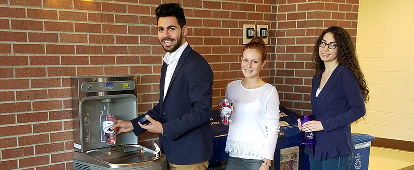 MCOB Goes Green with Water Bottle Filling Stations