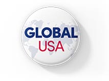 Global USA Button