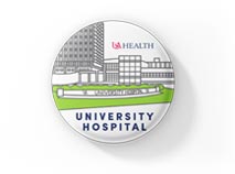 University Hospital button