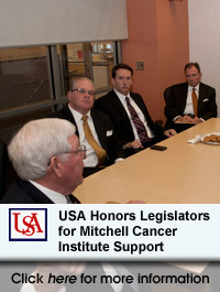 USA Honors Legislators for Mitchell Cancer Institute Support