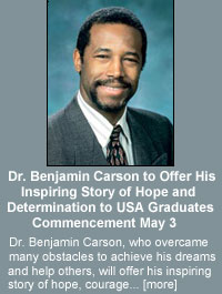 Dr. Ben Carson Speaker for May 3rd Commencement