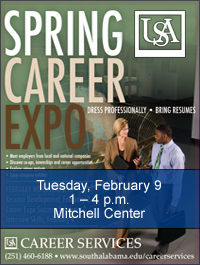 USA Career Services to Hold Spring Career Expo