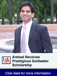 USA Engineering Student Receives Prestigious Goldwater Scholarship