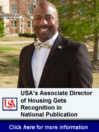 USA’s Associate Director of Housing Gets Recognition in National Publication