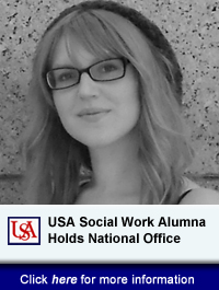USA Social Work Alumna Holds National Office