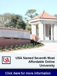 USA Named Seventh Most Affordable College Online