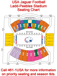 university of south alabama homepage ladd stadium seating chart