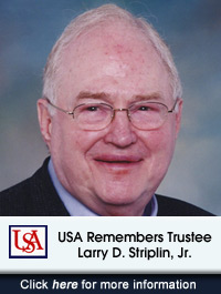 USA Remembers Trustee Larry D. Striplin, Jr.