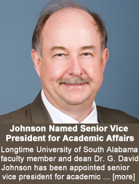 Dr. David Johnson Named Senior Vice President for Academic Affairs