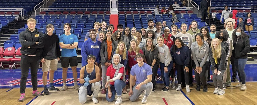 AED members after Mitchell Center Clean-up 