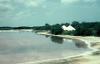 Salt pan and salt piles, 1977.