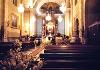 Evening wedding at Rectoria El Jesus Church, Merida, 1972.