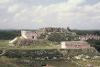 Governor's Palace, House of the Turtles and the Great Pyramid, Uxmal, 1969