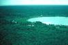 Laguna Coba and National Geographic field camp, Coba, 1974