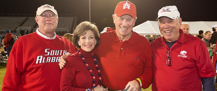 Alumni at Football Game