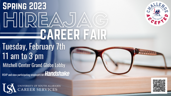 The HireAJag Career Fair is held semi-annually during the fall and spring semesters. This fair is a university-wide event open to all majors. The career fair provides the opportunity for employers, students, and alumni to network and discuss full-time, co-op, and internship positions.  