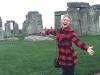 Study Abroad student in Stonehenge