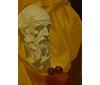 Painting Student artwork- Roman bust