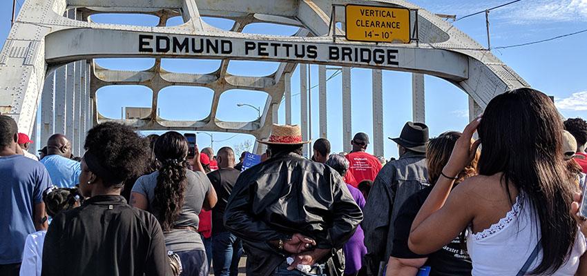 Selma Crossing the Bridge