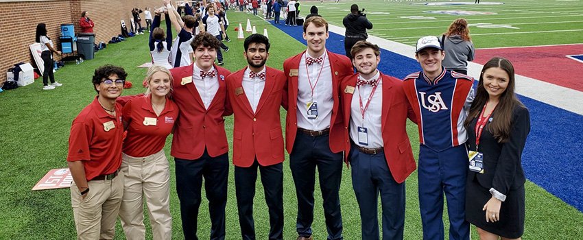 Eight Southerners honored at football field day,  Hancock Whitney Stadium - November. 26, 2022