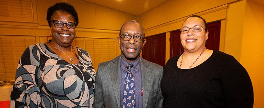 Dr. Coleman, Dr. Mitchell, and Dr. Cole at BFSA Event