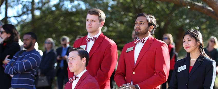 Southerners in front of new Alumni Center.