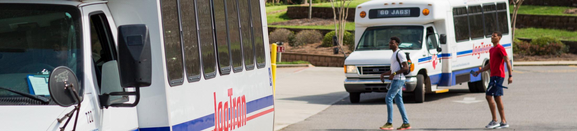 Main Hub for USA JagTran buses