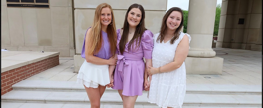Officers (left to right): Brooke Turley, Marlee Bradford, Mayson Carter 