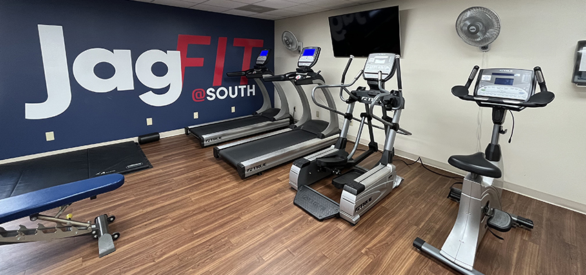 Cardio machines in USACW Fitness Center.