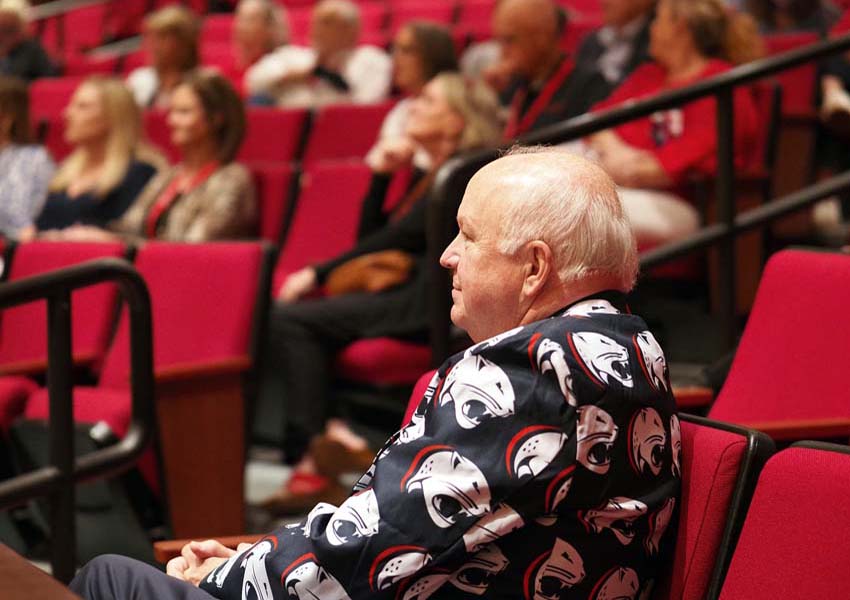 President Jo Bonner speaks at Meet the President