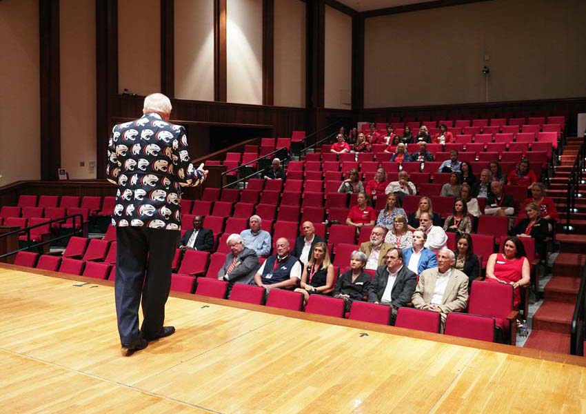 President Jo Bonner speaks at Meet the President