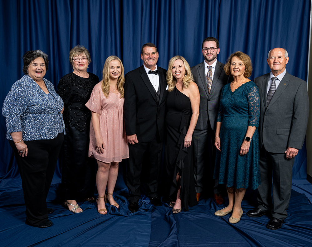 Mr. Christopher M. Blankenship with family.