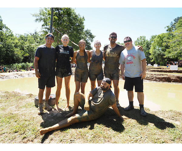 Group picture of some of the students at oozeball.