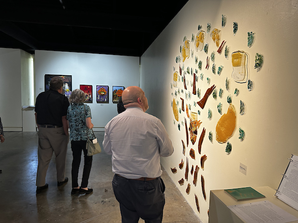 View of the art gallery, showing a tree design