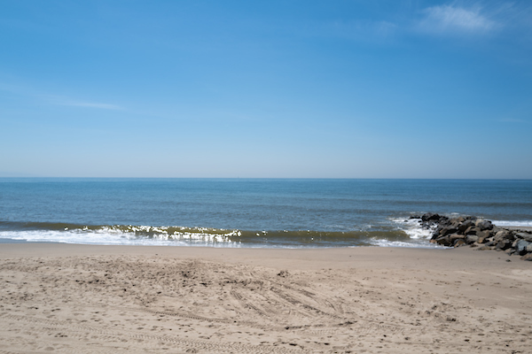 shot of the Californian coast