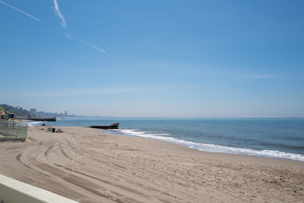 shot of the Californian coast