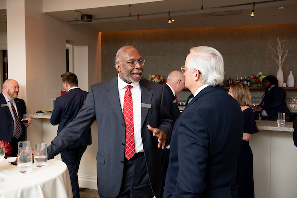 South Alabama Alumni socializing at Alumni & Friends in Atlanta