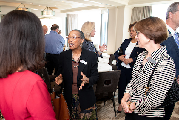 South Alabama Alumni socializing at Alumni & Friends in Atlanta