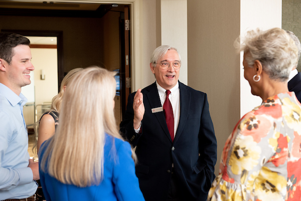 South Alabama Alumni socializing at Alumni & Friends in Atlanta