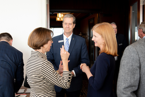 South Alabama Alumni socializing at Alumni & Friends in Atlanta