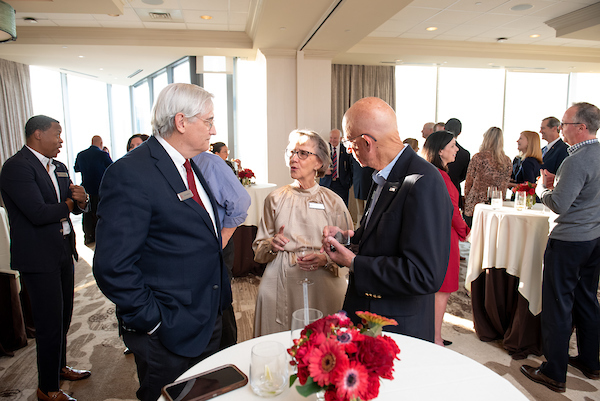 South Alabama Alumni socializing at Alumni & Friends in Atlanta