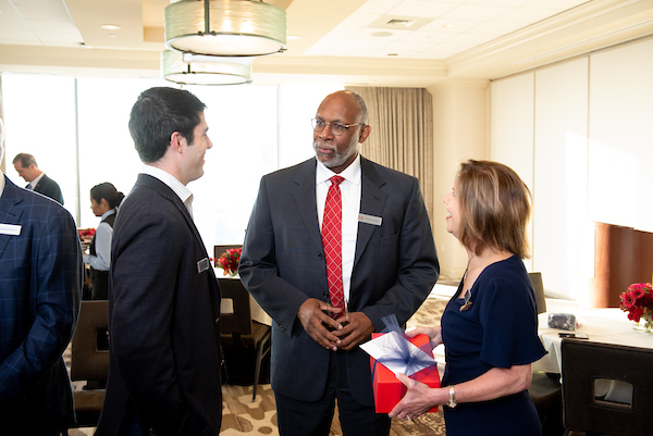 South Alabama Alumni socializing at Alumni & Friends in Atlanta