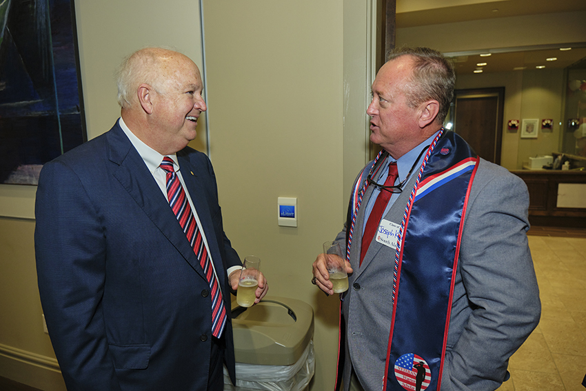 South Alabama President Jo Bonner socializing with future South Alabama Alumni