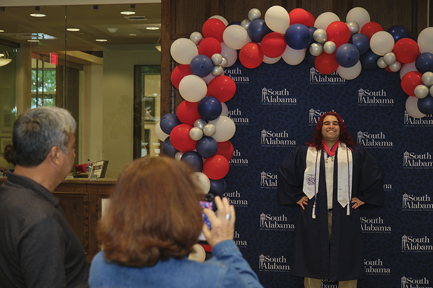 South Alabama Future Graduate posing for a picture