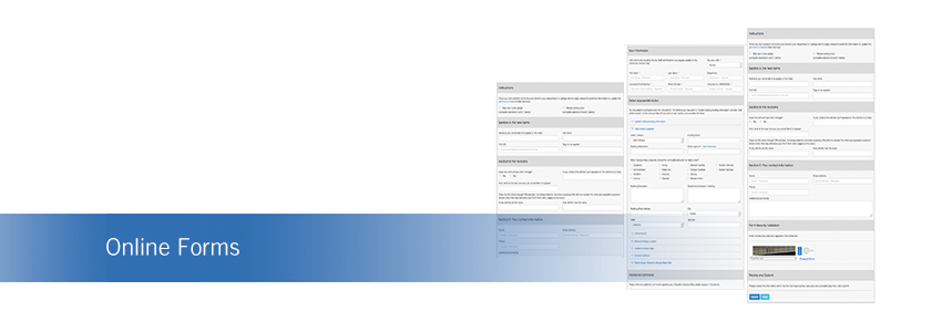 Learn more about Online Forms and different available versions