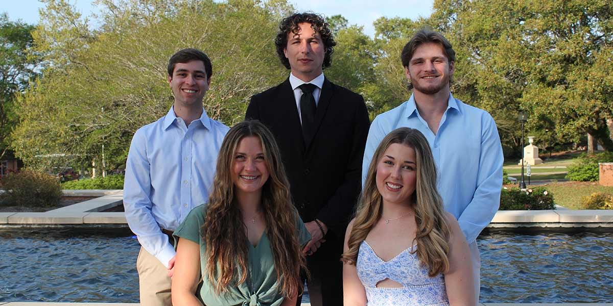 five of the Mega Musical Chairs Officers 